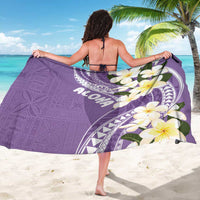 Aloha Hawaii Festive Sarong Frangipani Lace Classic - Lavender LT7 - Polynesian Pride