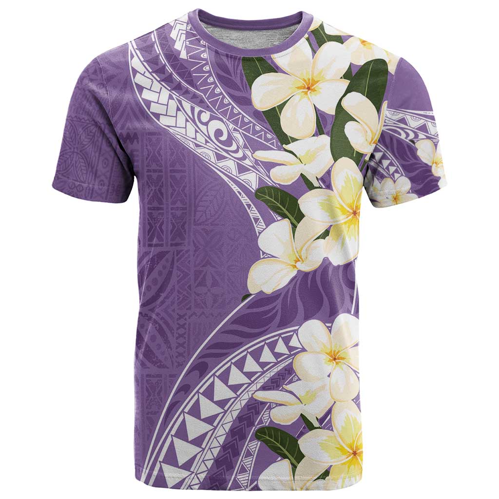 Aloha Hawaii Festive T Shirt Frangipani Lace Classic - Lavender LT7 Lavender - Polynesian Pride