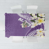 Aloha Hawaii Festive Tablecloth Frangipani Lace Classic - Lavender LT7 Lavender - Polynesian Pride