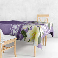 Aloha Hawaii Festive Tablecloth Frangipani Lace Classic - Lavender LT7 - Polynesian Pride