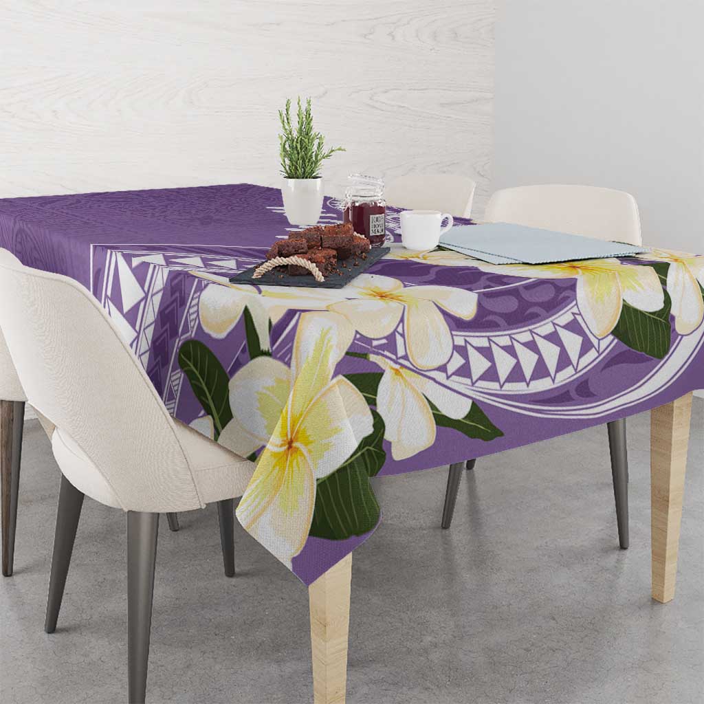 Aloha Hawaii Festive Tablecloth Frangipani Lace Classic - Lavender LT7 - Polynesian Pride