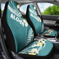 Aloha Hawaii Festive Car Seat Cover Frangipani Lace Classic - Teal LT7 - Polynesian Pride