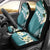 Aloha Hawaii Festive Car Seat Cover Frangipani Lace Classic - Teal