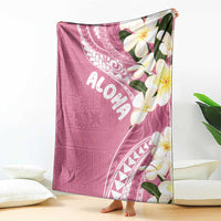 Aloha Hawaii Festive Blanket Frangipani Lace Classic - Rosy LT7 - Polynesian Pride