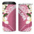 Aloha Hawaii Festive 4 in 1 Can Cooler Tumbler Frangipani Lace Classic - Rosy