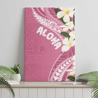 Aloha Hawaii Festive Canvas Wall Art Frangipani Lace Classic - Rosy LT7 - Polynesian Pride