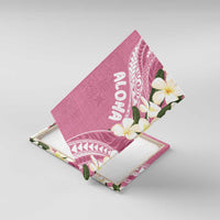 Aloha Hawaii Festive Canvas Wall Art Frangipani Lace Classic - Rosy LT7 With Frame Pink - Polynesian Pride
