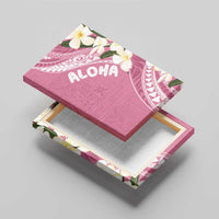 Aloha Hawaii Festive Canvas Wall Art Frangipani Lace Classic - Rosy LT7 - Polynesian Pride