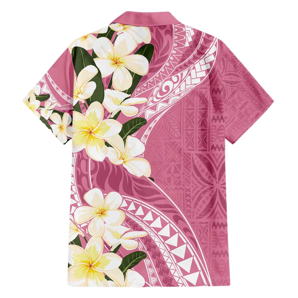 Aloha Hawaii Festive Hawaiian Shirt Frangipani Lace Classic - Rosy LT7 - Polynesian Pride