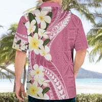 Aloha Hawaii Festive Hawaiian Shirt Frangipani Lace Classic - Rosy LT7 - Polynesian Pride