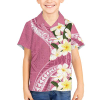 Aloha Hawaii Festive Hawaiian Shirt Frangipani Lace Classic - Rosy LT7 - Polynesian Pride