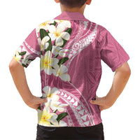 Aloha Hawaii Festive Hawaiian Shirt Frangipani Lace Classic - Rosy LT7 - Polynesian Pride