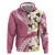 Aloha Hawaii Festive Hoodie Frangipani Lace Classic - Rosy