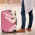 Aloha Hawaii Festive Luggage Cover Frangipani Lace Classic - Rosy