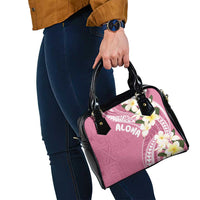Aloha Hawaii Festive Shoulder Handbag Frangipani Lace Classic - Rosy LT7 - Polynesian Pride