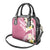 Aloha Hawaii Festive Shoulder Handbag Frangipani Lace Classic - Rosy