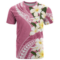 Aloha Hawaii Festive T Shirt Frangipani Lace Classic - Rosy LT7 Pink - Polynesian Pride