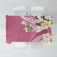 Aloha Hawaii Festive Tablecloth Frangipani Lace Classic - Rosy LT7 Pink - Polynesian Pride