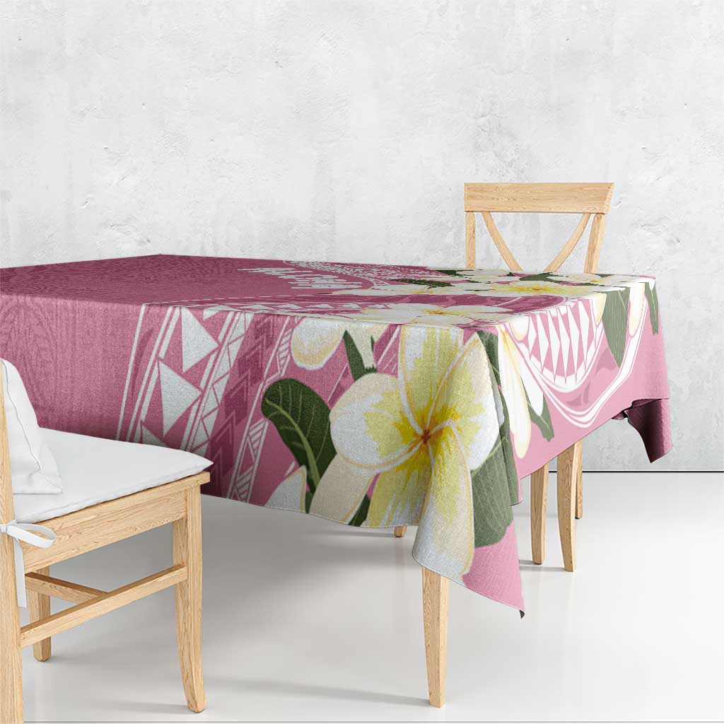 Aloha Hawaii Festive Tablecloth Frangipani Lace Classic - Rosy LT7 - Polynesian Pride