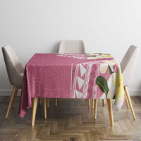 Aloha Hawaii Festive Tablecloth Frangipani Lace Classic - Rosy LT7 - Polynesian Pride