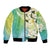 Aloha Hawaii Festive Bomber Jacket Frangipani Lace Classic - Summer Vibes