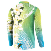 Aloha Hawaii Festive Button Sweatshirt Frangipani Lace Classic - Summer Vibes LT7 - Polynesian Pride