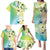 Aloha Hawaii Festive Family Matching Puletasi and Hawaiian Shirt Frangipani Lace Classic - Summer Vibes