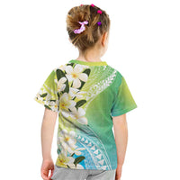Aloha Hawaii Festive Kid T Shirt Frangipani Lace Classic - Summer Vibes LT7 - Polynesian Pride