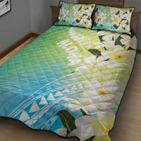Aloha Hawaii Festive Quilt Bed Set Frangipani Lace Classic - Summer Vibes LT7 - Polynesian Pride