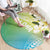 Aloha Hawaii Festive Round Carpet Frangipani Lace Classic - Summer Vibes