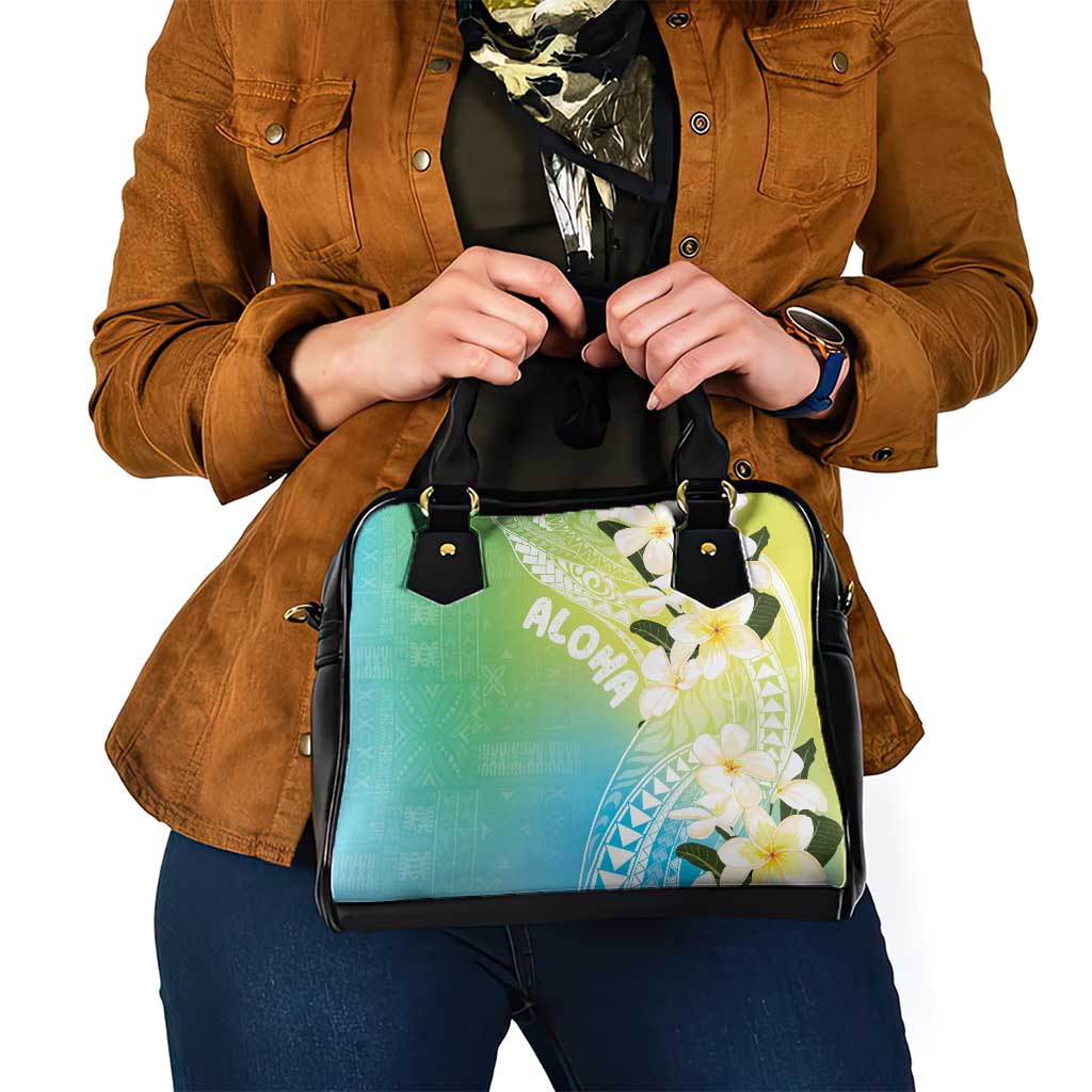 Aloha Hawaii Festive Shoulder Handbag Frangipani Lace Classic - Summer Vibes LT7 - Polynesian Pride
