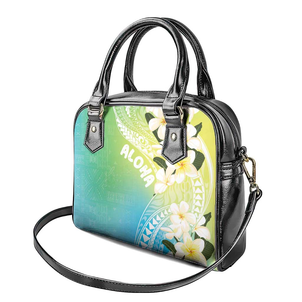 Aloha Hawaii Festive Shoulder Handbag Frangipani Lace Classic - Summer Vibes LT7 - Polynesian Pride