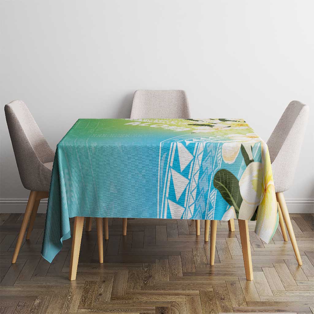 Aloha Hawaii Festive Tablecloth Frangipani Lace Classic - Summer Vibes LT7 - Polynesian Pride