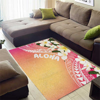 Aloha Hawaii Festive Area Rug Frangipani Lace Classic - Spring Vibes LT7 - Polynesian Pride