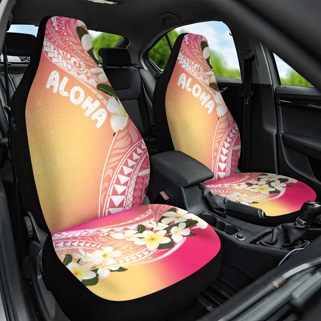 Aloha Hawaii Festive Car Seat Cover Frangipani Lace Classic - Spring Vibes LT7 One Size Colorful - Polynesian Pride