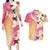 Aloha Hawaii Festive Couples Matching Long Sleeve Bodycon Dress and Hawaiian Shirt Frangipani Lace Classic - Spring Vibes