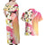 Aloha Hawaii Festive Couples Matching Off Shoulder Maxi Dress and Hawaiian Shirt Frangipani Lace Classic - Spring Vibes