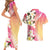 Aloha Hawaii Festive Couples Matching Short Sleeve Bodycon Dress and Hawaiian Shirt Frangipani Lace Classic - Spring Vibes