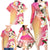 Aloha Hawaii Festive Family Matching Long Sleeve Bodycon Dress and Hawaiian Shirt Frangipani Lace Classic - Spring Vibes