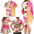 Aloha Hawaii Festive Family Matching Long Sleeve Bodycon Dress and Hawaiian Shirt Frangipani Lace Classic - Spring Vibes