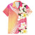 Aloha Hawaii Festive Family Matching Long Sleeve Bodycon Dress and Hawaiian Shirt Frangipani Lace Classic - Spring Vibes