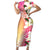 Aloha Hawaii Festive Family Matching Short Sleeve Bodycon Dress and Hawaiian Shirt Frangipani Lace Classic - Spring Vibes