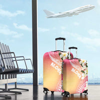 Aloha Hawaii Festive Luggage Cover Frangipani Lace Classic - Spring Vibes LT7 - Polynesian Pride