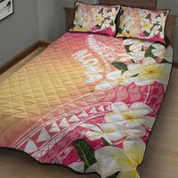 Aloha Hawaii Festive Quilt Bed Set Frangipani Lace Classic - Spring Vibes LT7 - Polynesian Pride