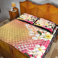 Aloha Hawaii Festive Quilt Bed Set Frangipani Lace Classic - Spring Vibes LT7 - Polynesian Pride