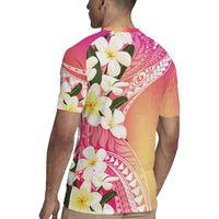 Aloha Hawaii Festive Rugby Jersey Frangipani Lace Classic - Spring Vibes LT7 - Polynesian Pride