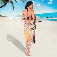 Aloha Hawaii Festive Sarong Frangipani Lace Classic - Spring Vibes LT7 - Polynesian Pride