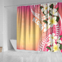 Aloha Hawaii Festive Shower Curtain Frangipani Lace Classic - Spring Vibes LT7 - Polynesian Pride