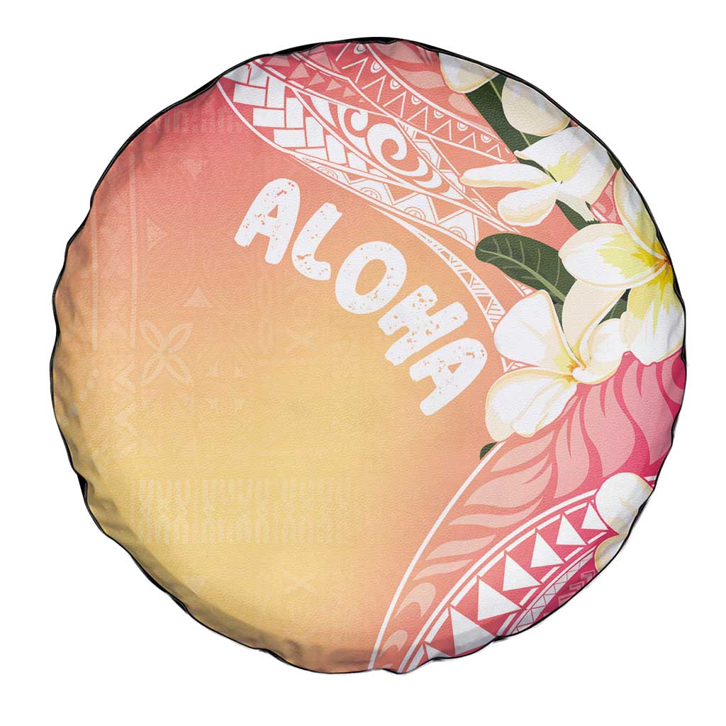 Aloha Hawaii Festive Spare Tire Cover Frangipani Lace Classic - Spring Vibes LT7 - Polynesian Pride