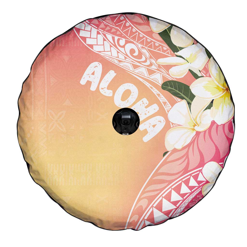 Aloha Hawaii Festive Spare Tire Cover Frangipani Lace Classic - Spring Vibes LT7 - Polynesian Pride
